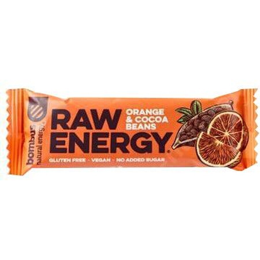 Bombus Raw Energy Orange und Kakaobohnen 50 g