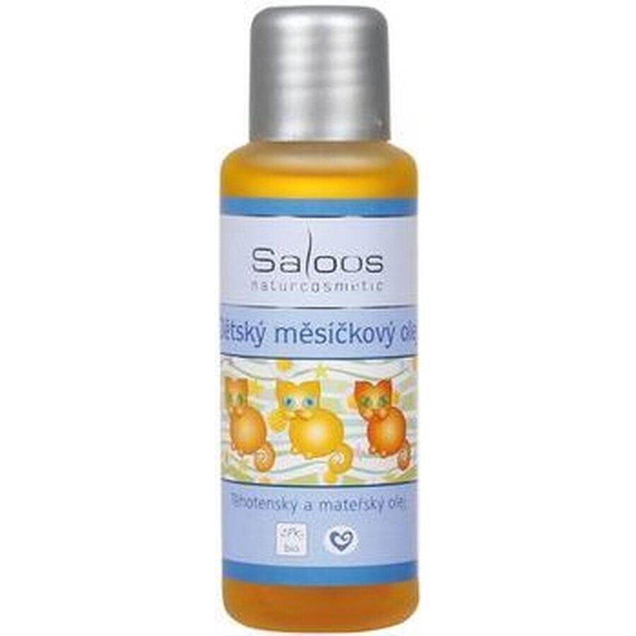 Saloos Calendula-Öl für Kinder zum Schutz vor Trockenheit und Reizungen, 1x50 ml