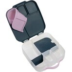 B. cutie Cutie mare pentru gustări indigo/roz B. cutie Cutie mare pentru gustări indigo/roz