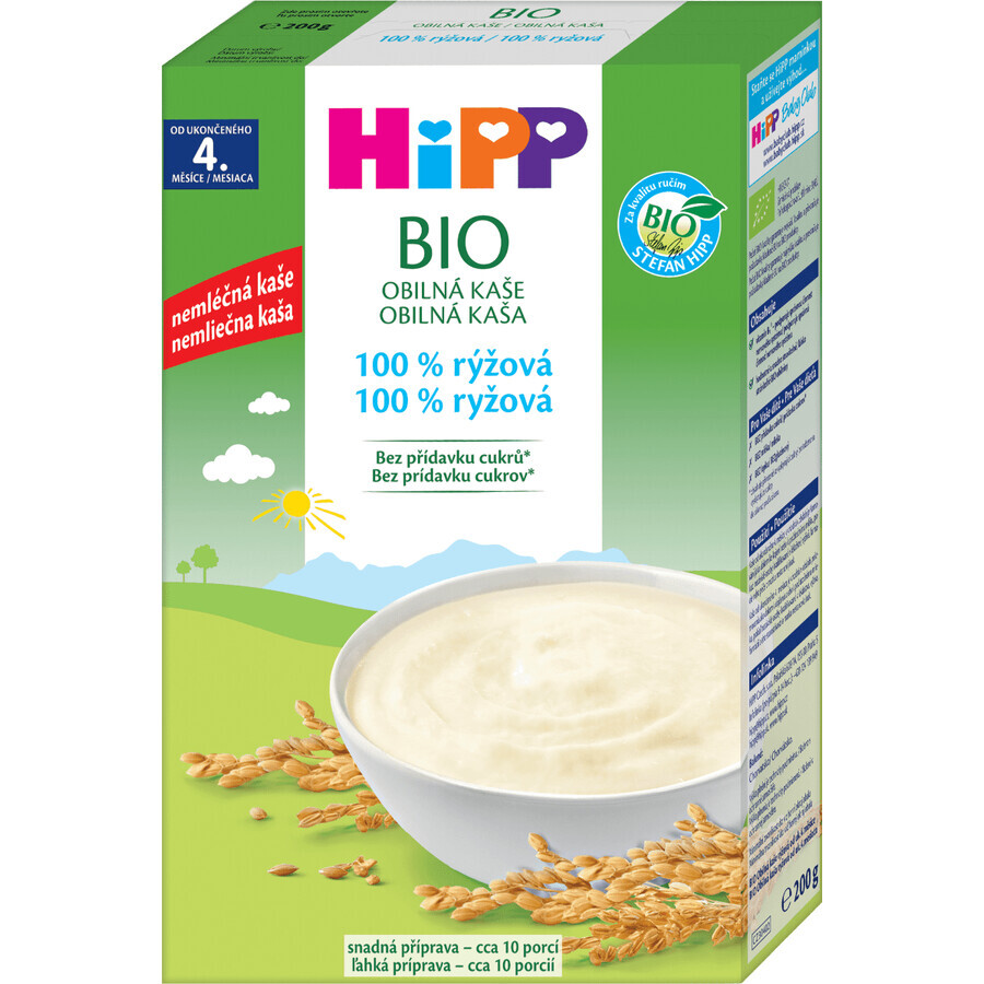 Buy HiPP BIO Rice porridge cereal, 1 x 200 g HiPP BIO Rice porridge cereal, 1 x 200 g