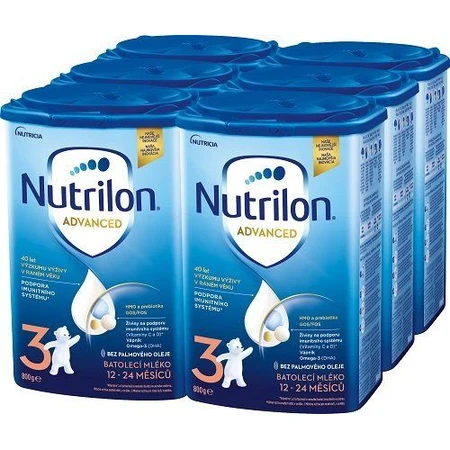 Nutrilon 3 peutermelk zuigelingenmelkpoeder 6 x 800 g
