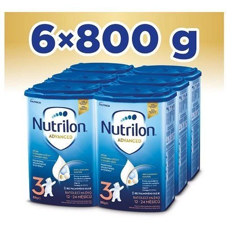 Nutrilon 3 peutermelk zuigelingenmelkpoeder 6 x 800 g