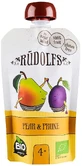 Rudolfs Organic Fruit snacks sin gluten Pera, ciruela 110 g