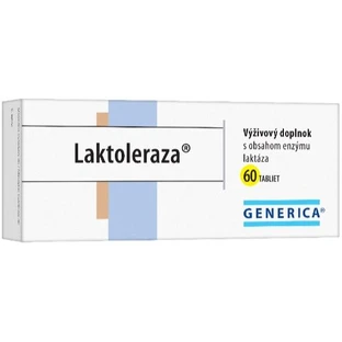 Generica Lactolerase enthält Enzyme, 60 Tabletten