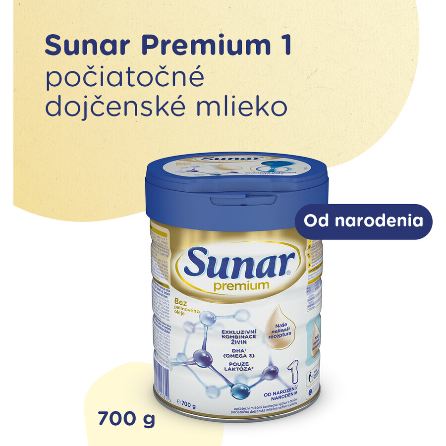 Préparation pour nourrissons Sunar Premium 1 700 g