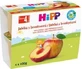 HiPP Organic Manzanas con melocotón 4 x 100 g