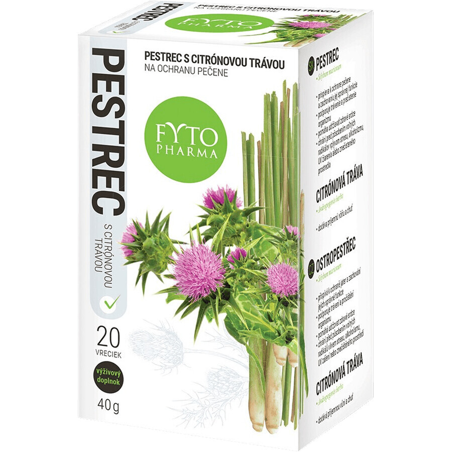 Fyto Pharma Distel met citroengras, thee portie 20 x 2 g