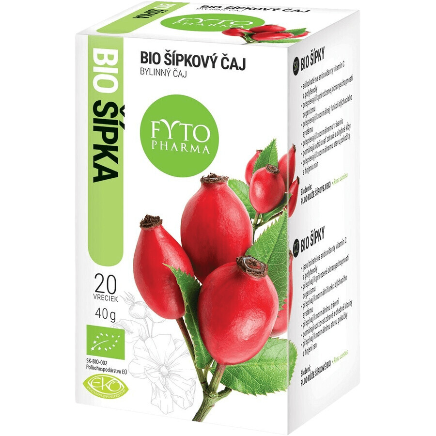 Fyto Pharma Fyto Organic Rosehip Tea 20 x 2 g