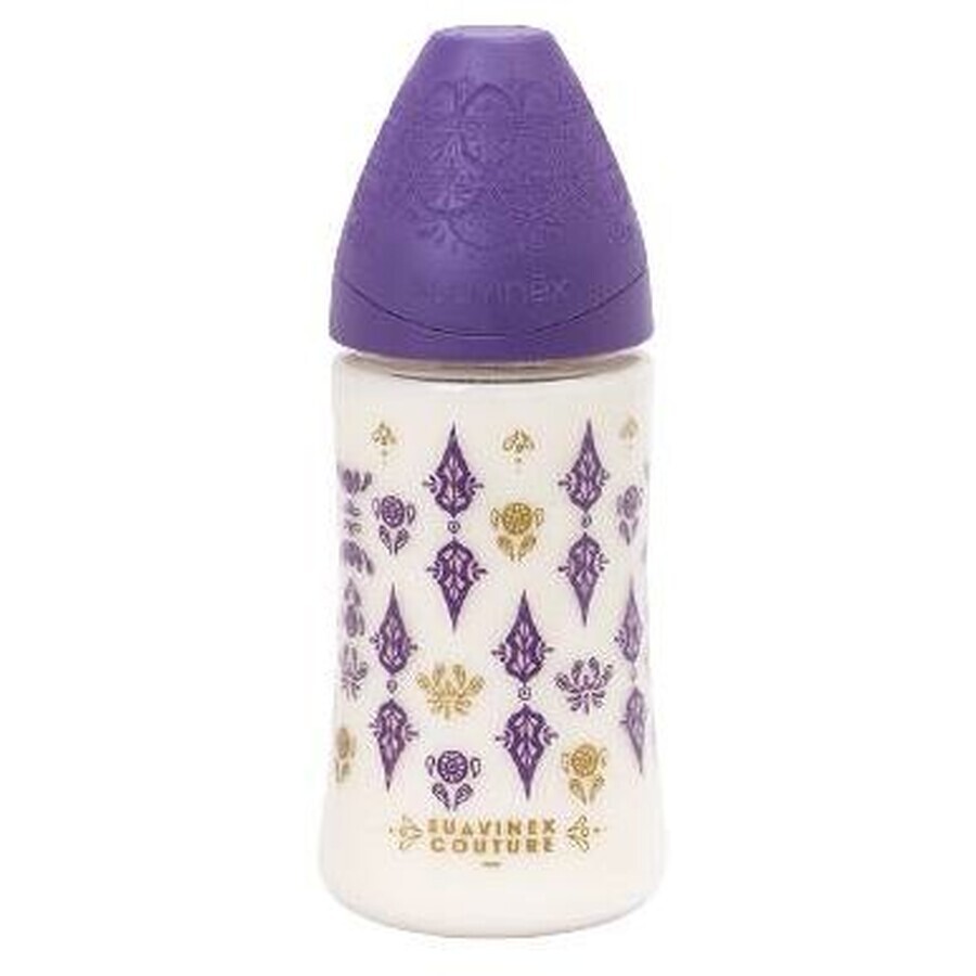 Suavinex Premium silicon sticla violet 270 ml