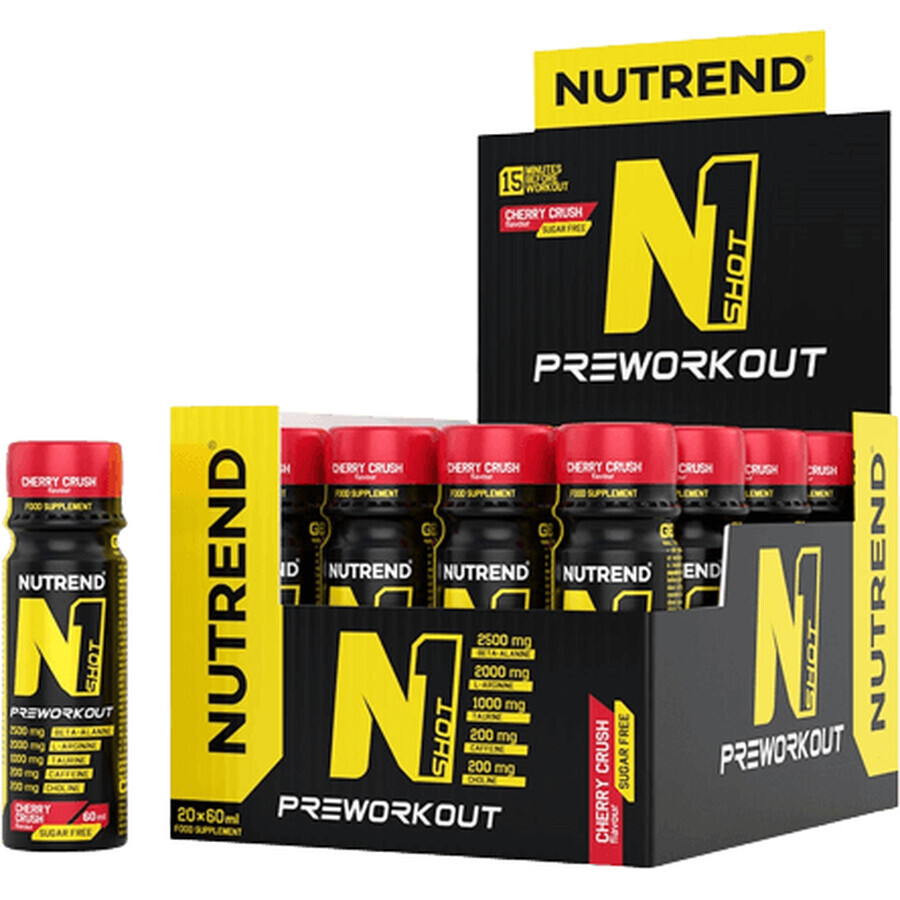Nutrend N1 Shot, zerstoßene Kirschen 20 x 60 ml