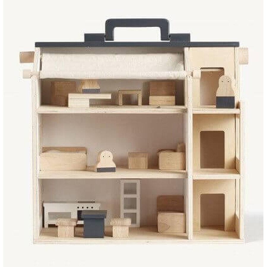Konzept für Kinder, Aiden Holzpuppenhaus