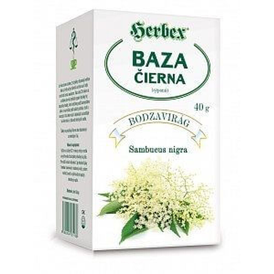 Herbex Baza zwarte bloembasis bulk 40 g