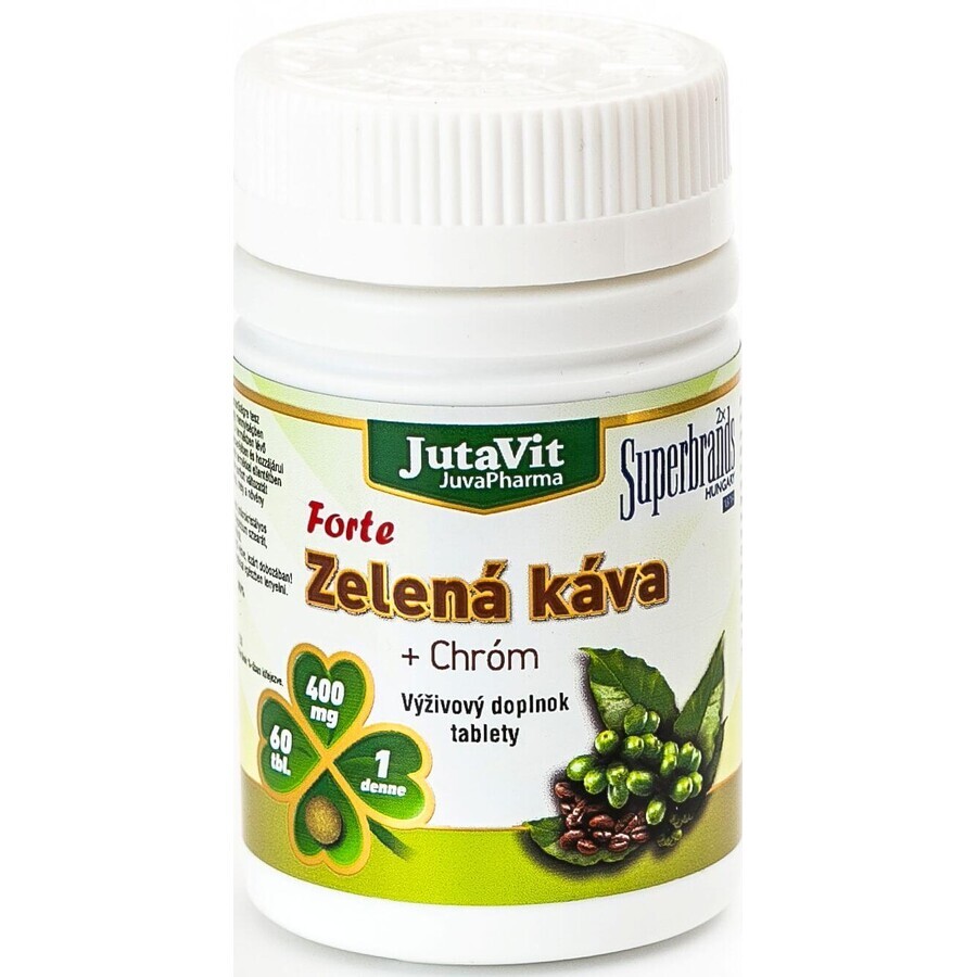 Jutavit Grüner Kaffee Forte + Chrom 60 Tabletten