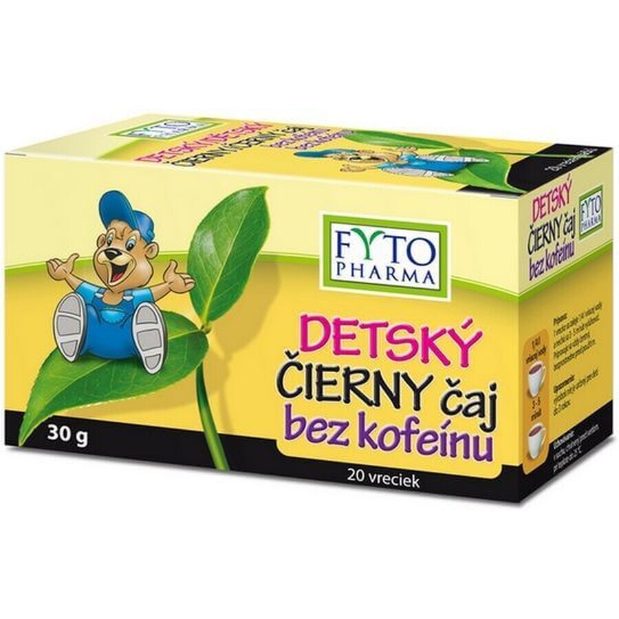Fyto Pharma FYTO Té NEGRO INFANTIL descafeinado bolsitas 20 x 1,5 g