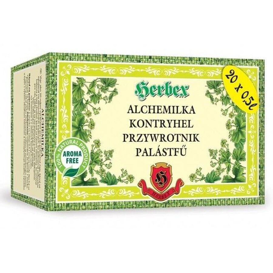 Herbex Alchemilla salie geelgroen 20 x 3 g