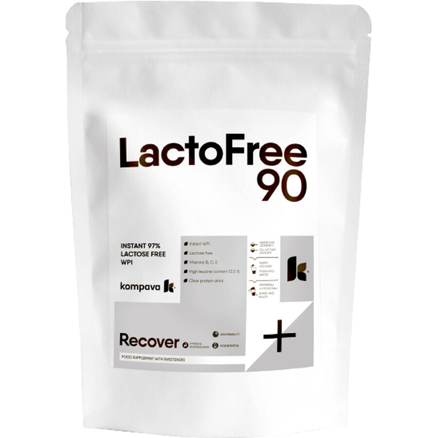 Kompava LactoFree 90 /33 doze, ciocolată-banană 1000 g