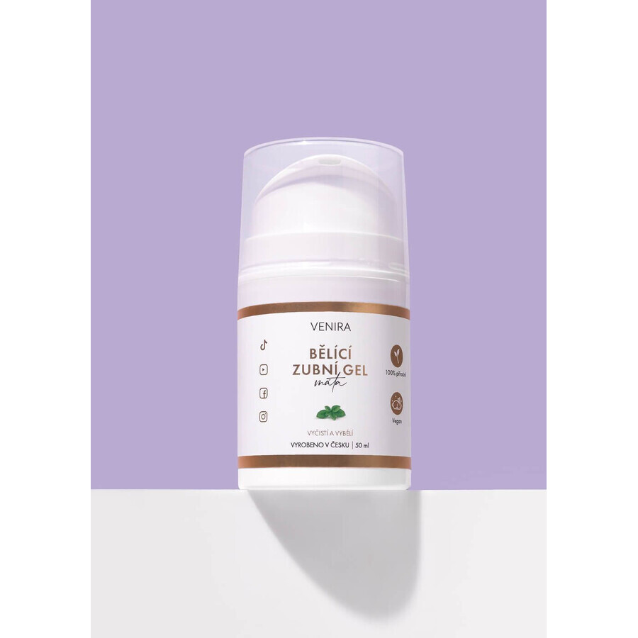 Venira Gel dentale sbiancante alla menta piperita 50 ml