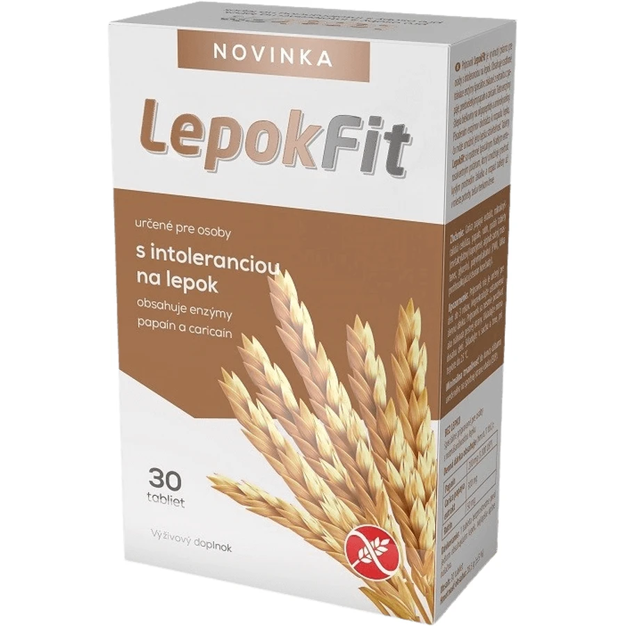 LepokFit dla osób z nietolerancją glutenu 30 tabletek: ceny i cechy