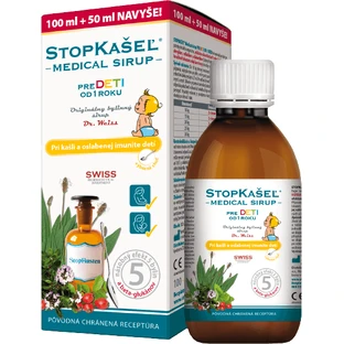 Dr.Weiss STOPKAKAŠEĽ Jarabe medicinal a partir de 1 año 150 ml
