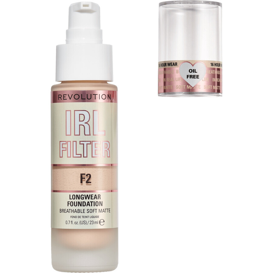 Revolution IRL Filter Filter Longwear Foundation F2, maquillage 23 ml