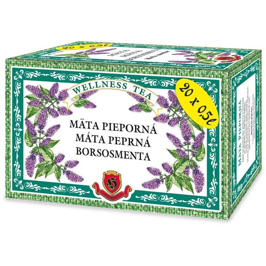 Herbex Herbal mint tea, 20 x 3 g