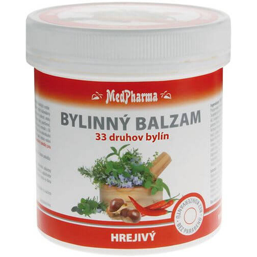 MedPharma Baume chauffant à base de plantes extraites de 33 types de plantes 250 ml