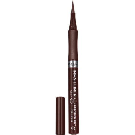 L'Oréal Paris Infaillible Grip 27H Eye-liner feutre de précision brun, 1 g