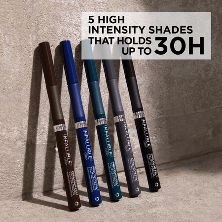 L'Oréal Paris Infaillible Grip 27H Eye-liner feutre de précision brun, 1 g