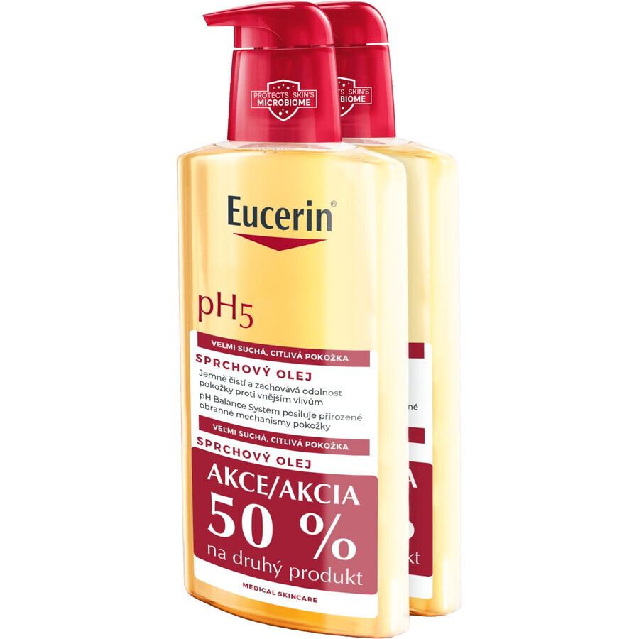 Comprar Eucerin pH5 Aceite de Ducha Promobalenie 2 x 400 ml Eucerin pH5 Aceite de Ducha Promobalenie 2 x 400 ml