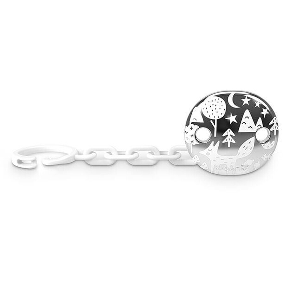 Clip per ciuccio Suavinex Jewel FOX FOX Argento