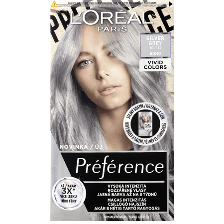 L'Oréal Paris Préférence Vivid Colors permanente Haarfarbe 10.112 Soho 150 ml