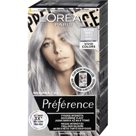 L'Oréal Paris Préférence Vivid Colors permanente Haarfarbe 10.112 Soho 150 ml