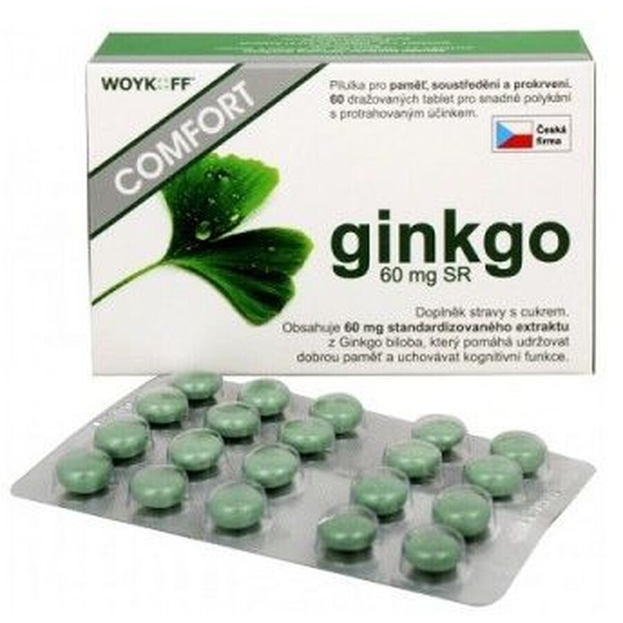 Ginkgo Comfort 60 mg SR - Woykoff 60 compresse