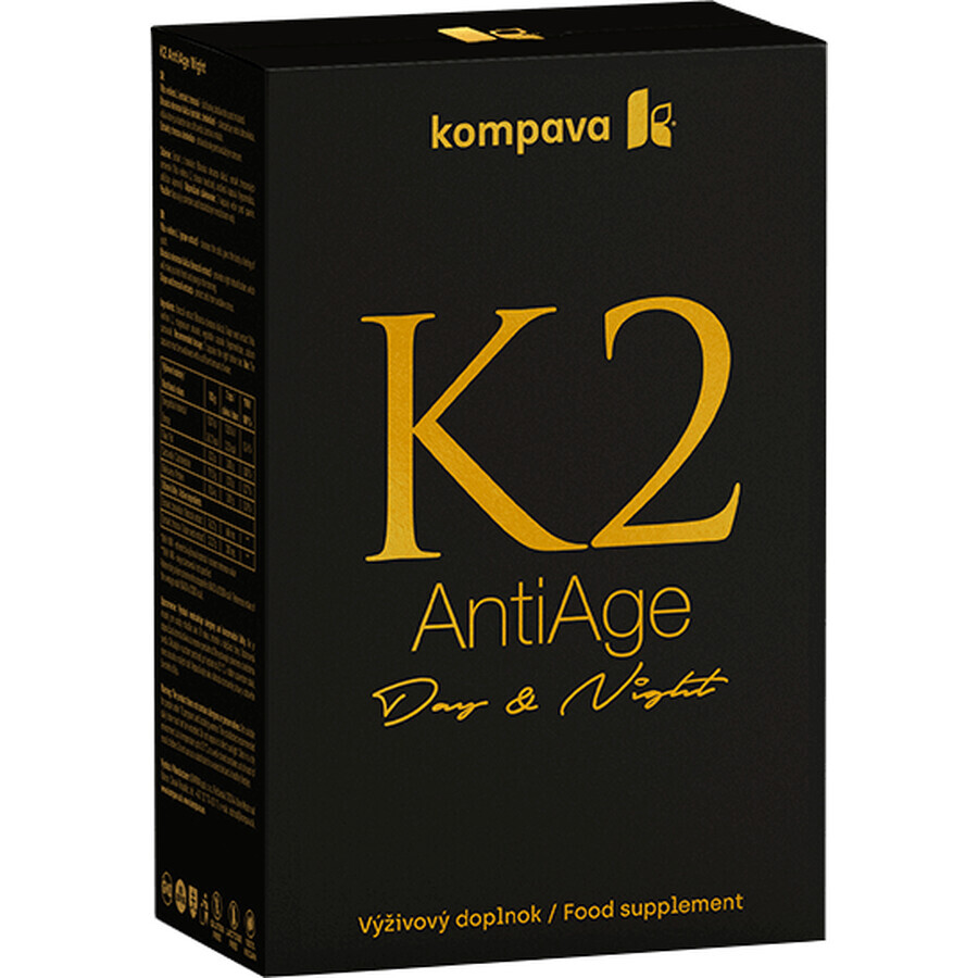 Kompava K2 AntiAge Tag und Nacht 180 Kapseln