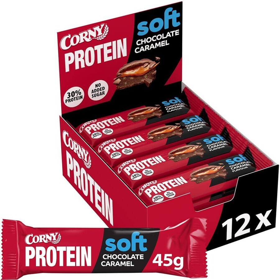 Corny Protein SOFT chocolade-karamel eiwitreep 45 g