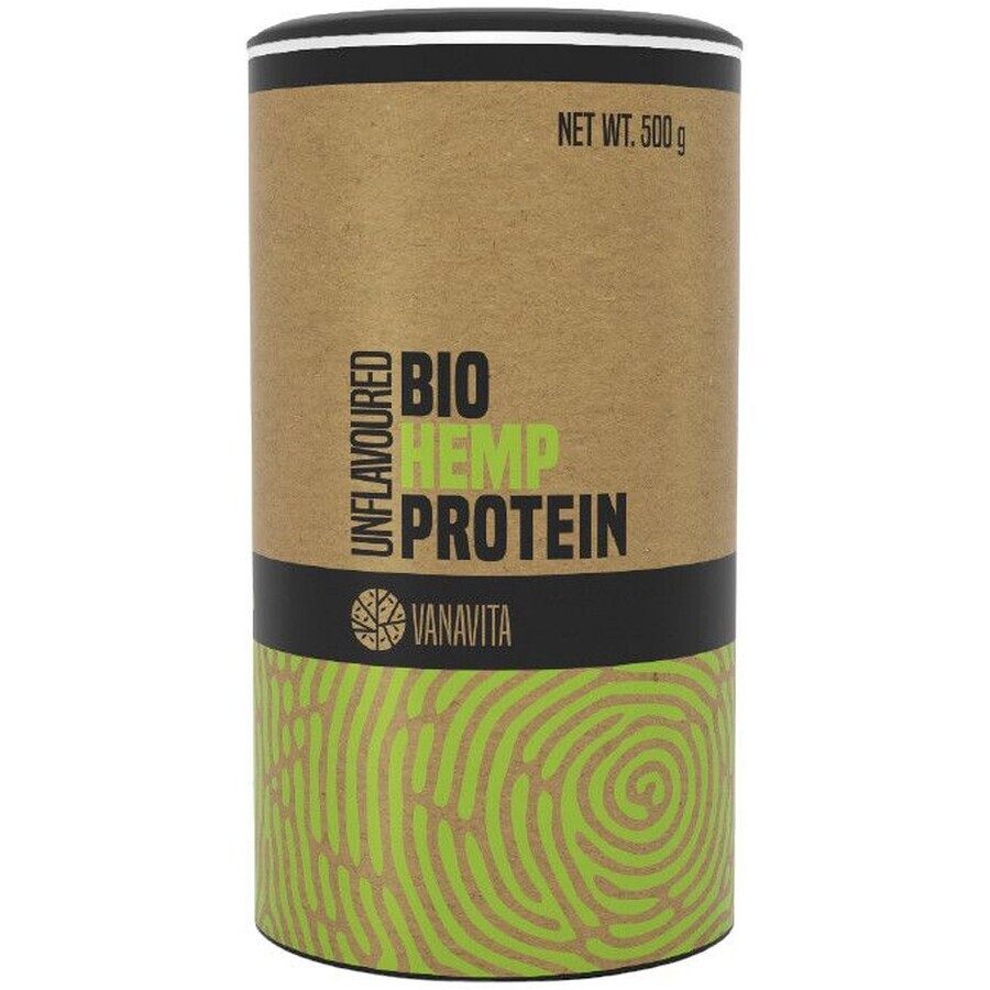 VanaVita Bio Smaakloos Hennep Proteïne 500 g