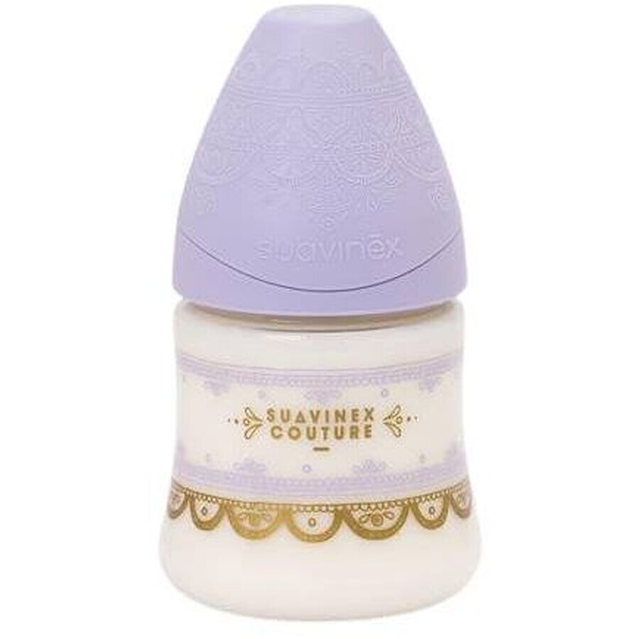 Suavinex Biberón Silicona Premium Morado 150 ml