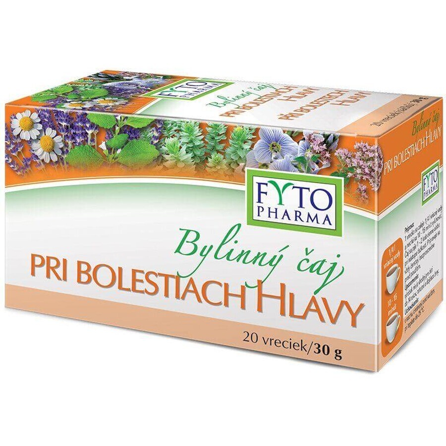 Fyto Pharma Tisane pour les maux de tête 20 x 1,5 g