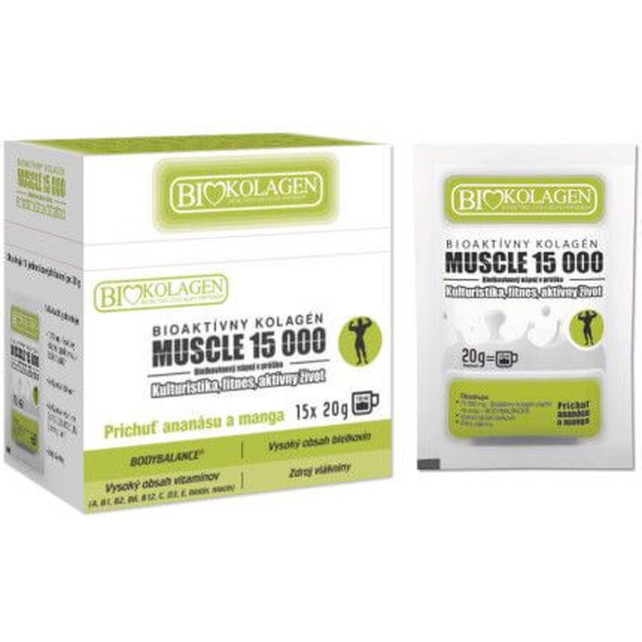 ASP Bioactive Collagen Muscle 15 000 plicuri 15 x 20 g
