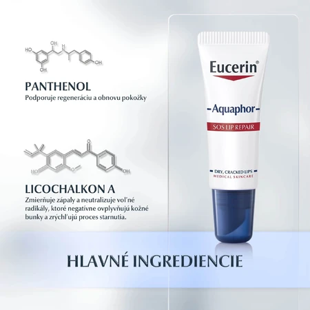 Eucerin Aquaphor SOS Bálsamo Labial Regenerador 10 ml