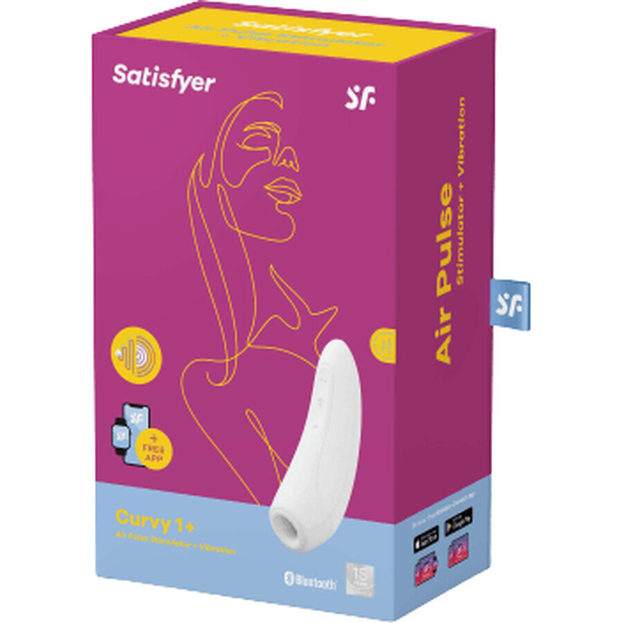 Satisfyer Vibrator met clitorisstimulatie Curvy 1+ Wit