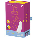 Satisfyer Vibrator met clitorisstimulatie Curvy 1+ Wit Satisfyer Vibrator met clitorisstimulatie Curvy 1+ Wit