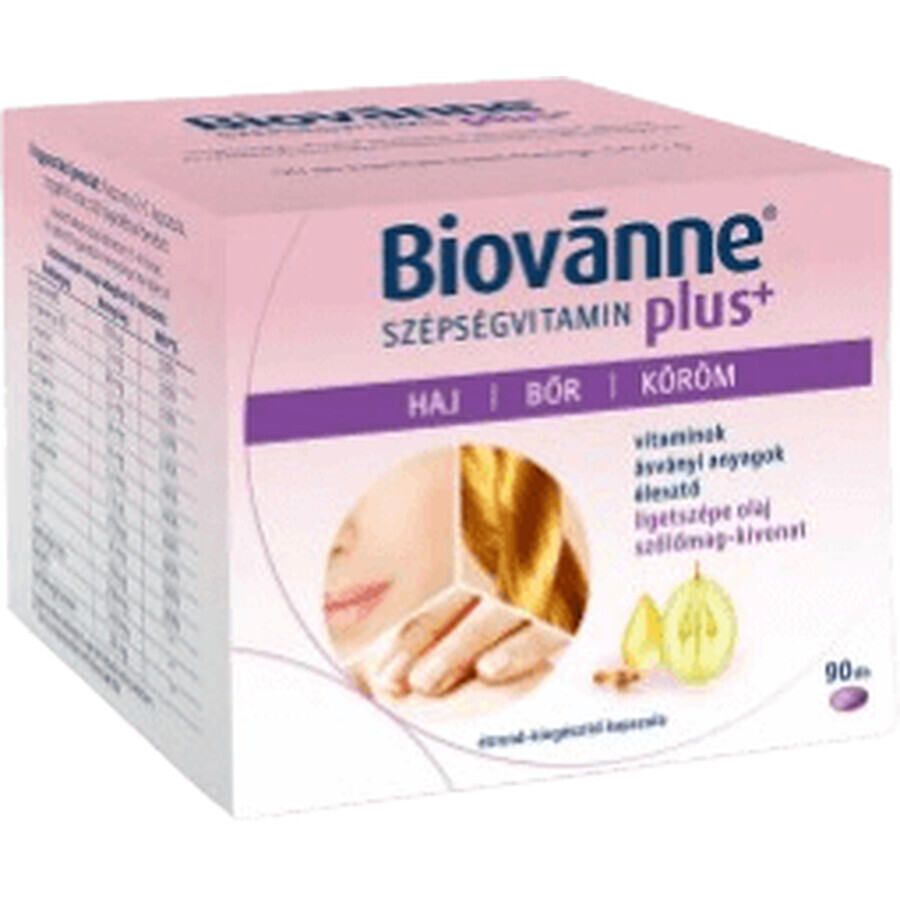 Biovánne Plus capsule de vitamine de frumusețe 90 capsule
