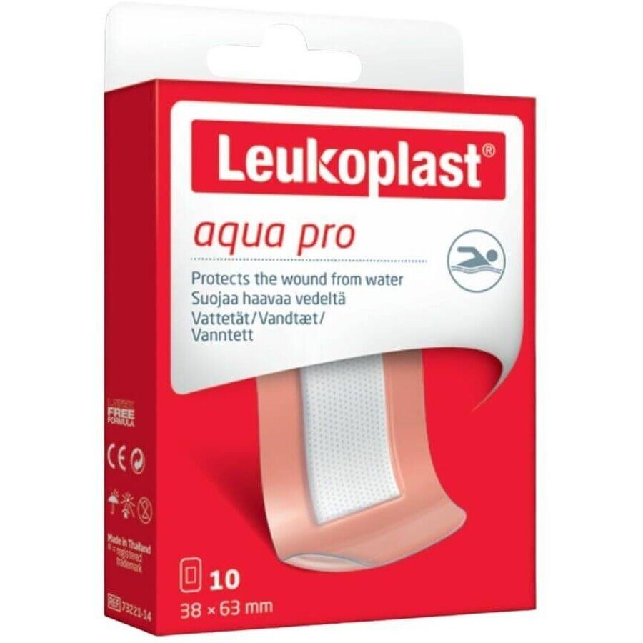 Leukoplast Aqua Pro 38 x 63 mm 10 uds.