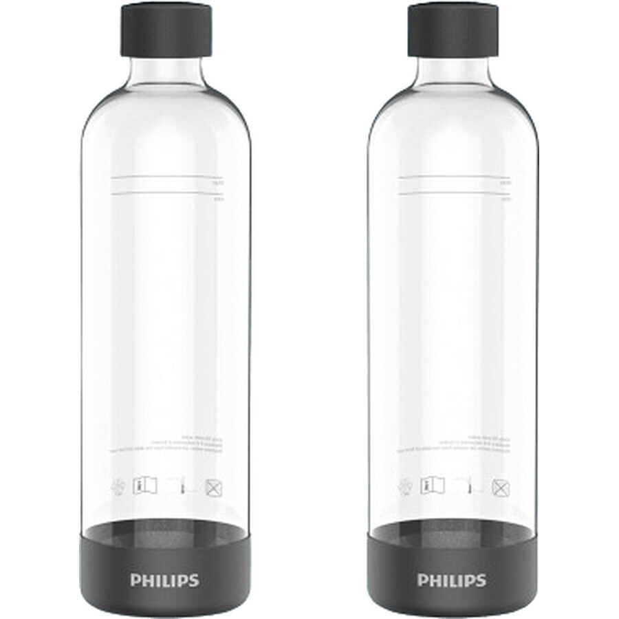 Philips Aquashield Carbonating Bottle ADD911BK/10 2 pcs