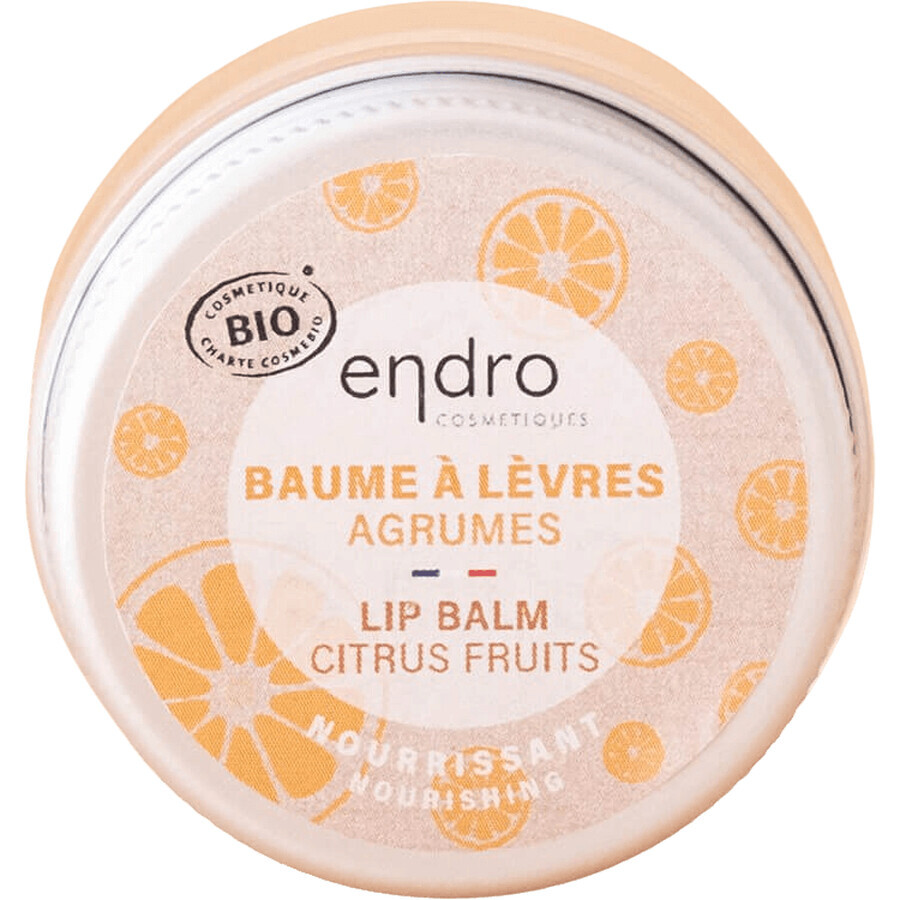 ENDRO Cosmetics Natuurlijke lippenbalsem, citrus 15 ml