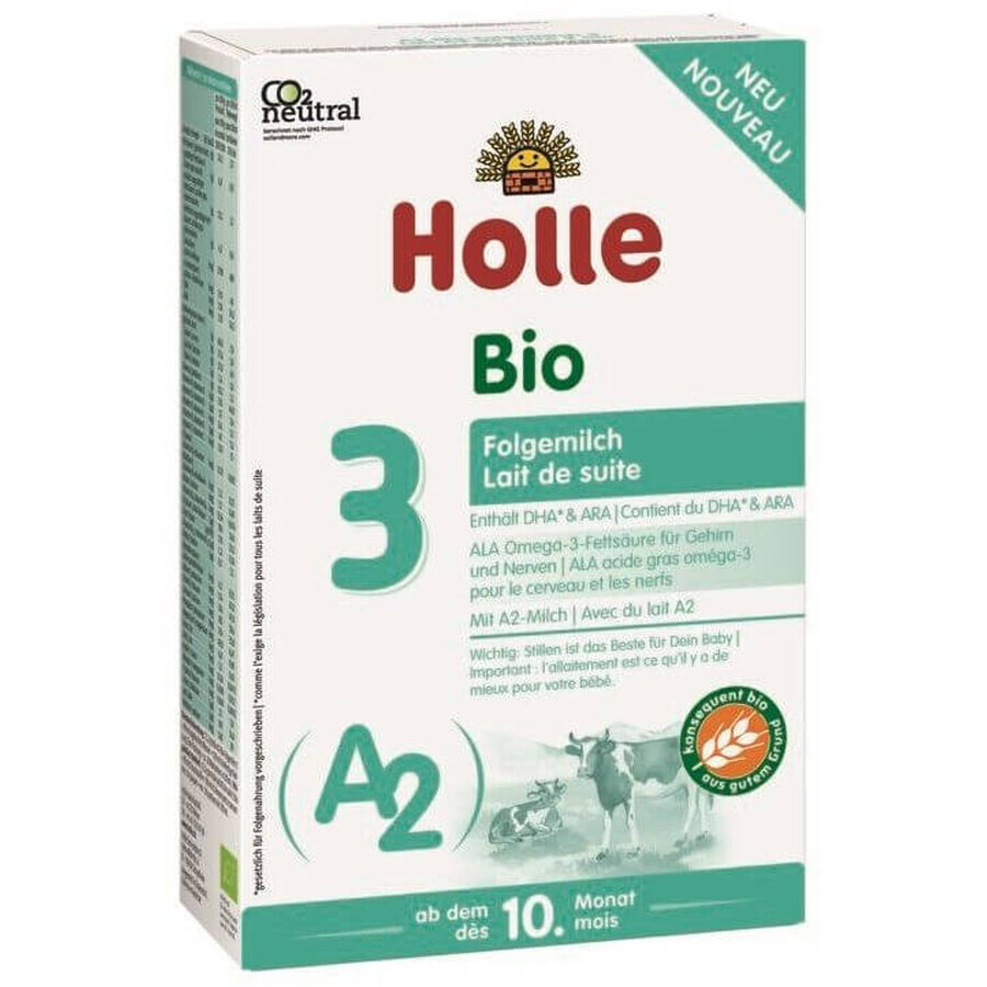 Holle Bio - A2 lait de suite 3. à partir de 10 mois 400 g