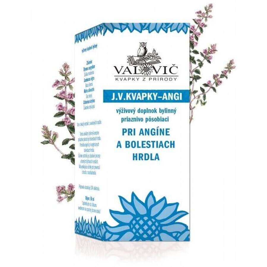 Valovici J.V. ANGI pour les maux de gorge 50 ml