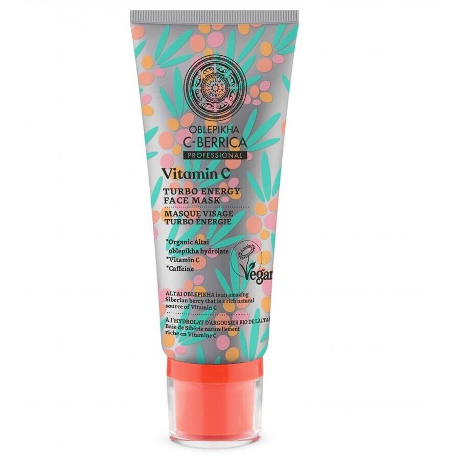 Oblepikha C-Berrica Sea Buckthorn - Vitamin C - TURBO ENERGY Face Mask 50 ml