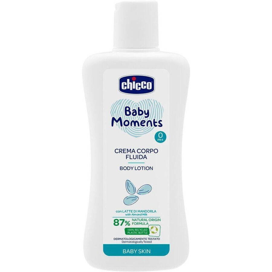 Winkel op Chicco Baby Moments Body Milk 87% natuurlijke ingrediënten 200 ml Chicco Baby Moments Body Milk 87% natuurlijke ingrediënten 200 ml